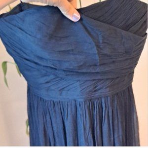 J Crew silk evening cross front gown - Size 8